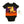 Load image into Gallery viewer, Disney 0-3 Months Black | Orange Mickey