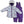 Load image into Gallery viewer, Free Country 12 Months Purple Snowflakes