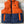 Load image into Gallery viewer, Janie and Jack 18-24 months Navy Blue | orange