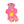 Load image into Gallery viewer, Rubies 6-12 Months Pink