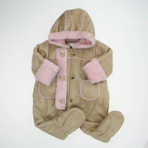 Baby Luxuries 12 Months Tan | Pink