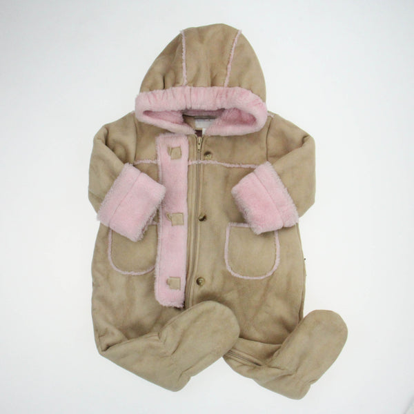Baby Luxuries 12 Months Tan | Pink