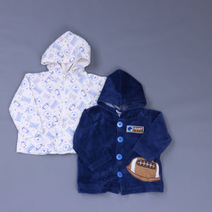 Bon Bebe | Mon Petit 6/9 Months White | Blue