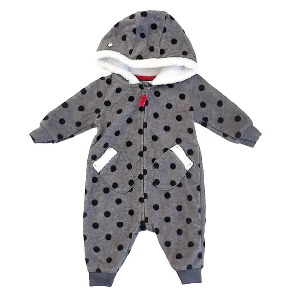 Carters 3 months Gray | Black Dots