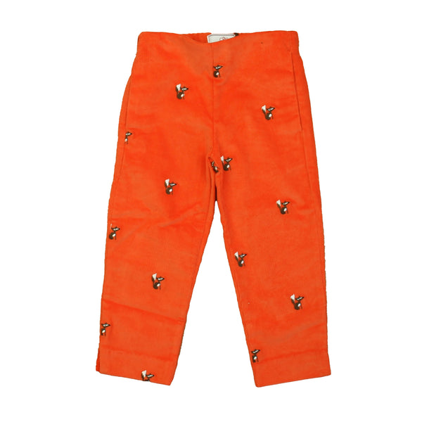 Classic Prep 2-5T Pureed Pumpkin w/ Fox Embroidery