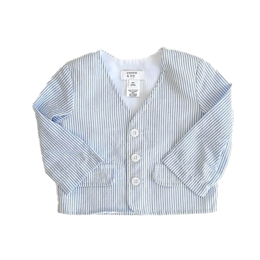 Crown & Ivy 18 Months Blue Stripe