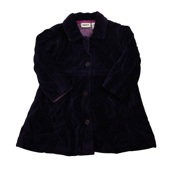 DKNY 24 Months Purple Velour