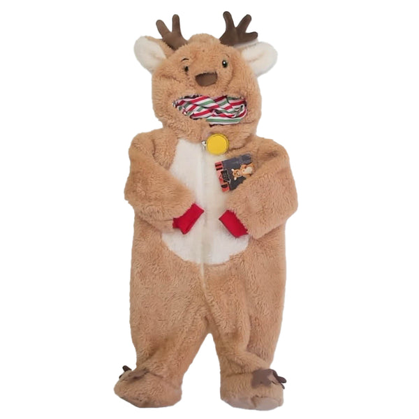 F.A.O Schwarz 3-6 Months Beige Reindeer