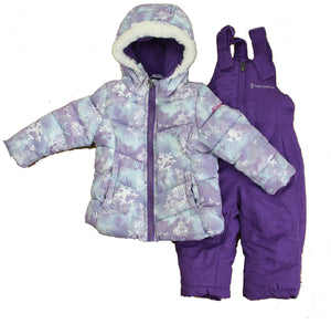 Free Country 12 Months Purple Snowflakes
