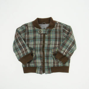 Gap 6-12 Months Brown | Plaid