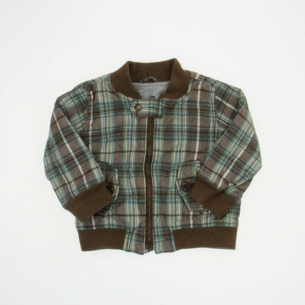 Gap 6-12 Months Brown | Plaid