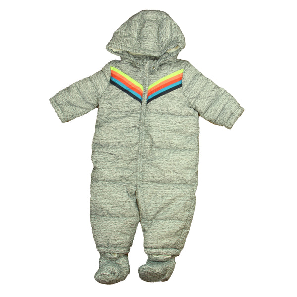 Gymboree 6-12 Months Gray Rainbow