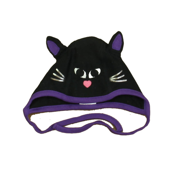 Hanna Andersson 0-3 Months Black | Purple Hat