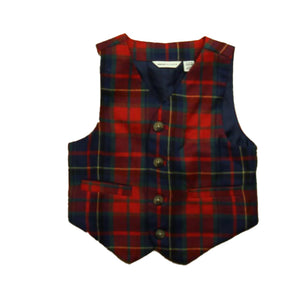 Janie and Jack 12-18 Months Red Plaid