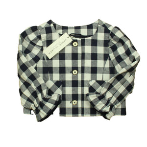 Janie and Jack 18-24 Months Blue | White Check