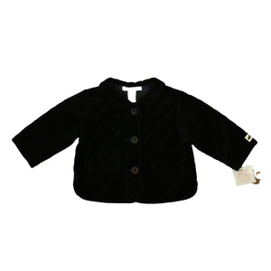 Janie and Jack 6-12 Months Black Velour