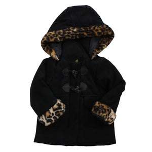 Jessica Simpson 2T Black | Faux Fur