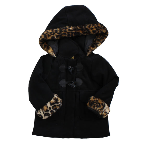 Jessica Simpson 2T Black | Faux Fur