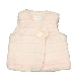 Mudpie 9-12 Months Pink | Faux Fur
