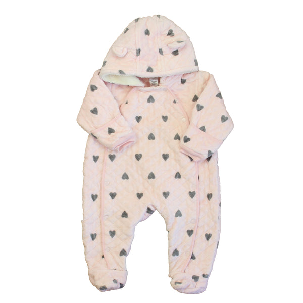 Nordstrom 9 Months Pink | Gray Hearts
