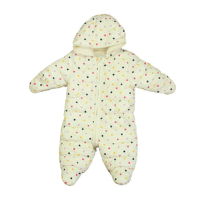 Old Navy 3-6 Months Ivory Polk Dots