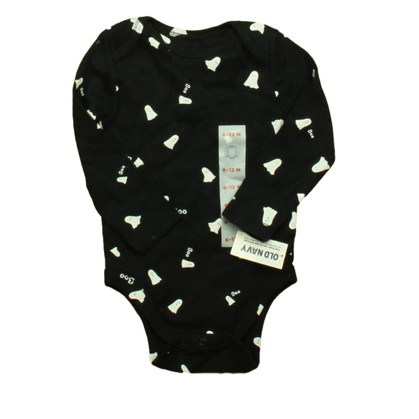 Old Navy 6-12 Months Black | White Ghost