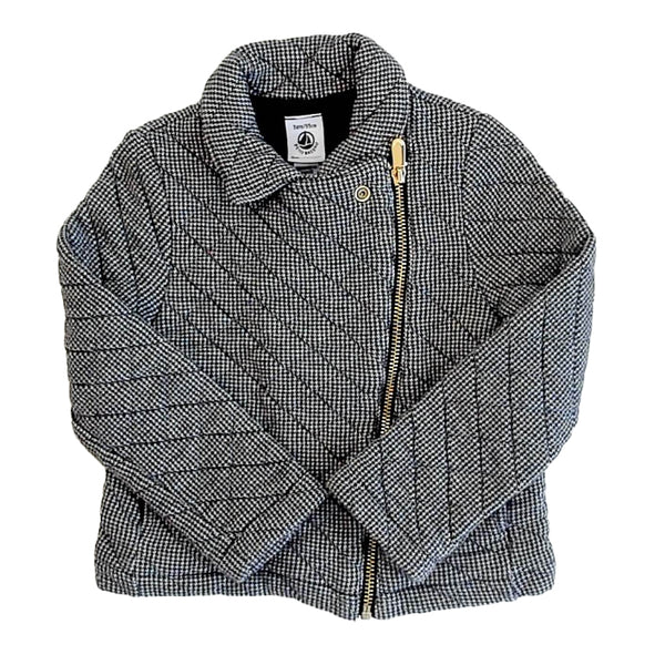 Petit Bateau 3 Months Black Houndstooth