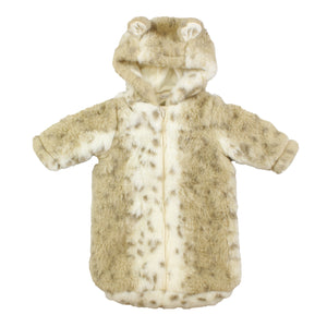 Restoration Hardware 0-6 Months Brown | Ivory | Faux Fur