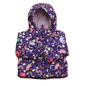 The Children's Place 18-24 Months Purple Rainbows and Dinosaurs