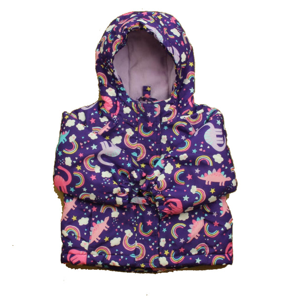 The Children's Place 18-24 Months Purple Rainbows and Dinosaurs