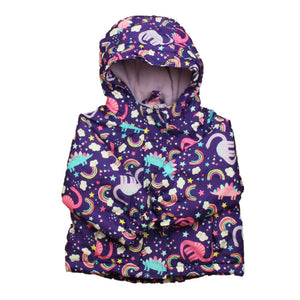 The Children's Place 18-24 Months Purple Rainbows and Dinosaurs
