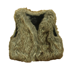 Trois Moutons 24 Months Brown Faux Fur