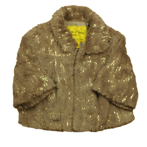 Unknown Brand 4-6 Years Taupe Sequins