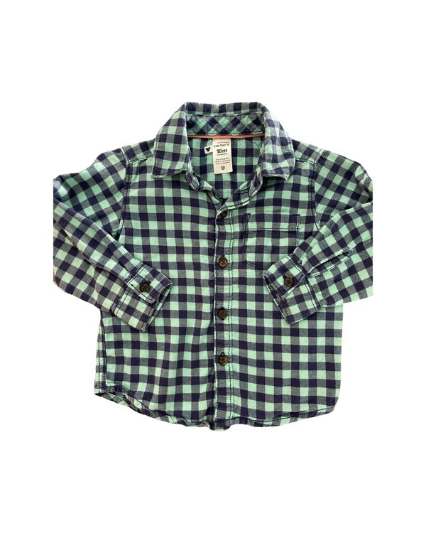 Carters Long Sleeve Button Down